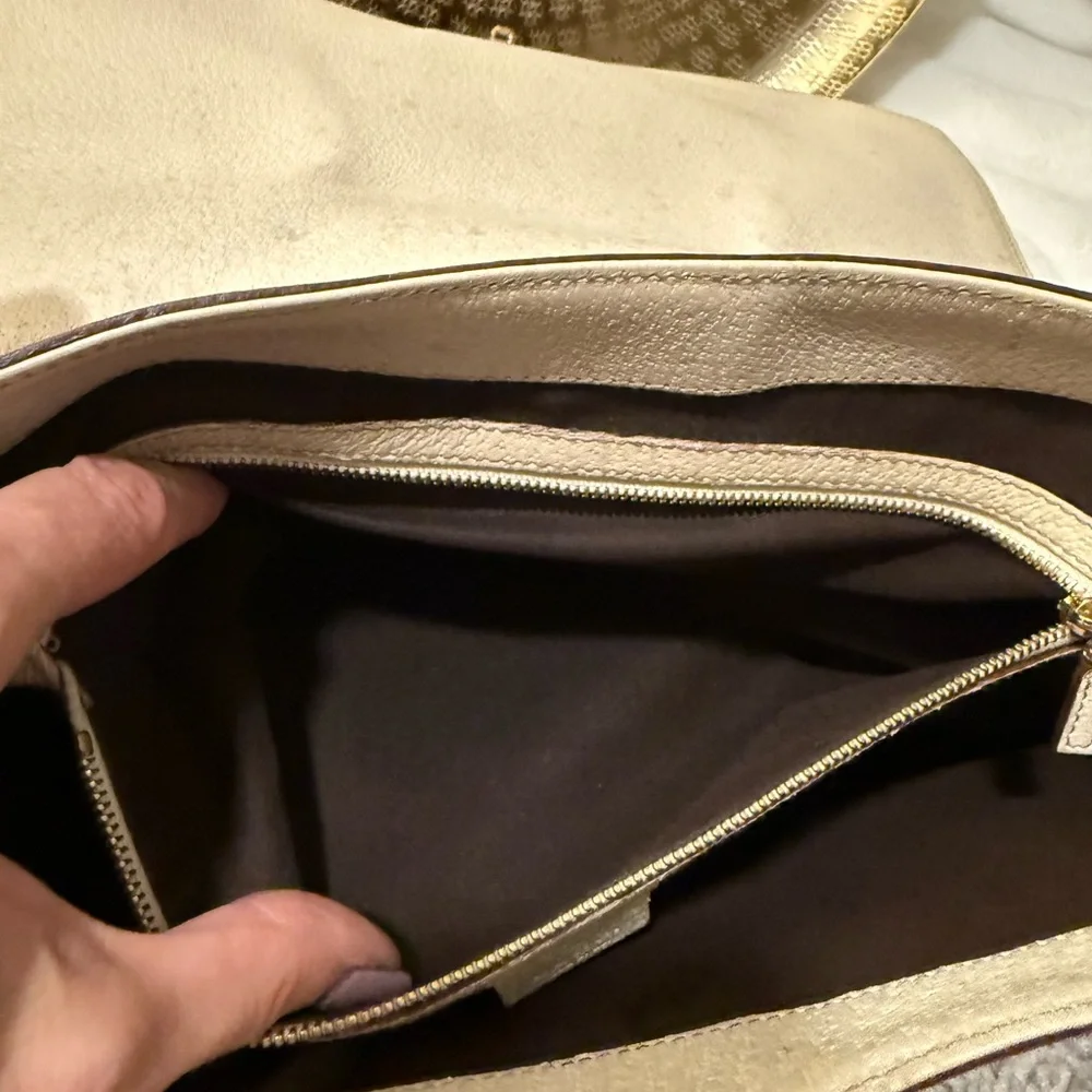 Gucci Beige and Green Women's Bag - Picture 11 of 12